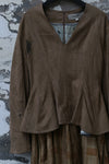 Mutedance 24 Autumn and Winter Wool Silk V-neck Dress MD-MD24FW73-colorant-match